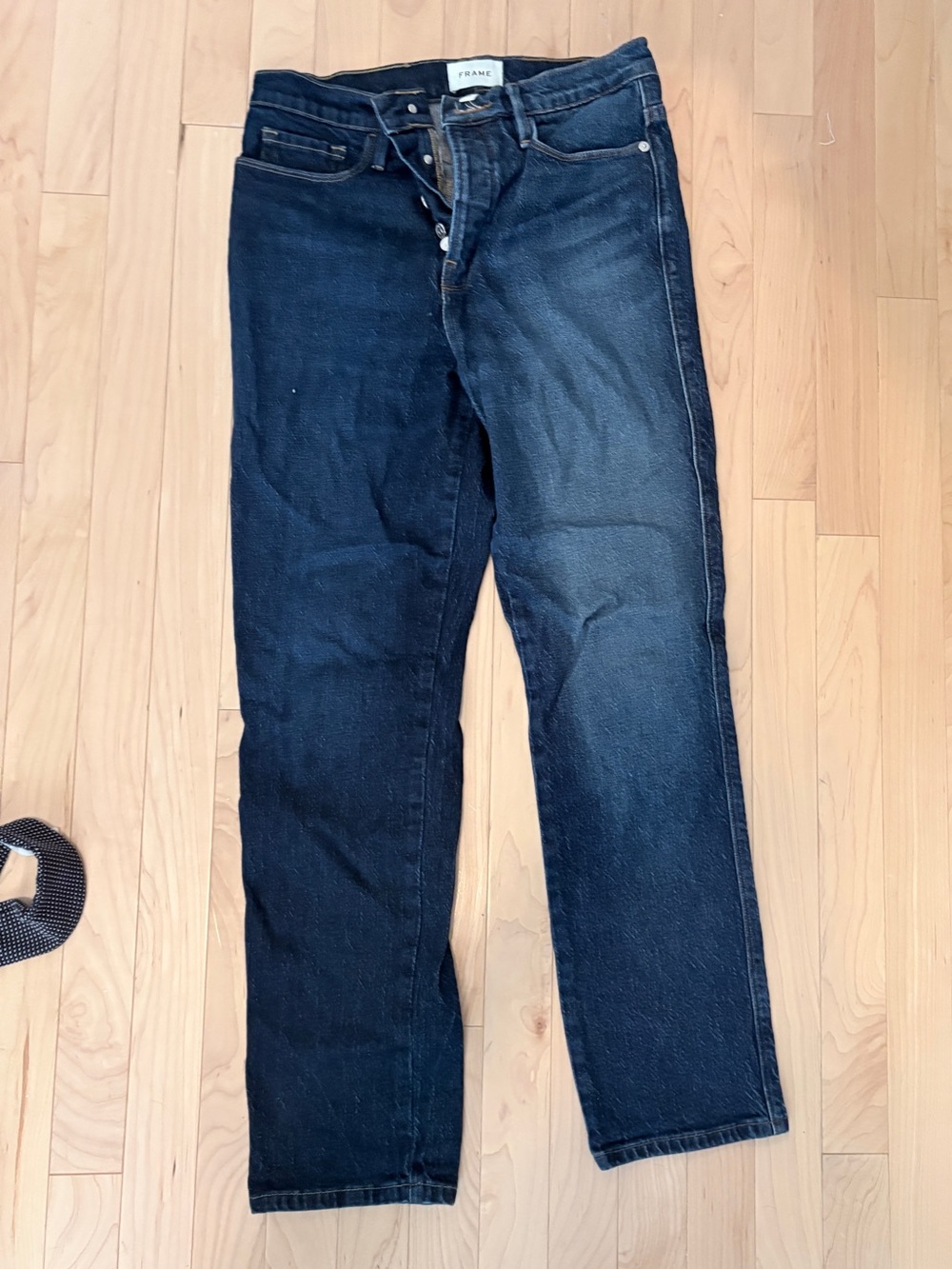 Frame Denim Women's Indigo Slim Straight Jeans